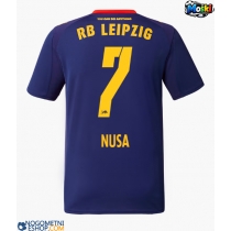 Moški Nogometni dresi RB Leipzig Antonio Nusa #7 Gostujoči 2025-26 Kratek Rokav